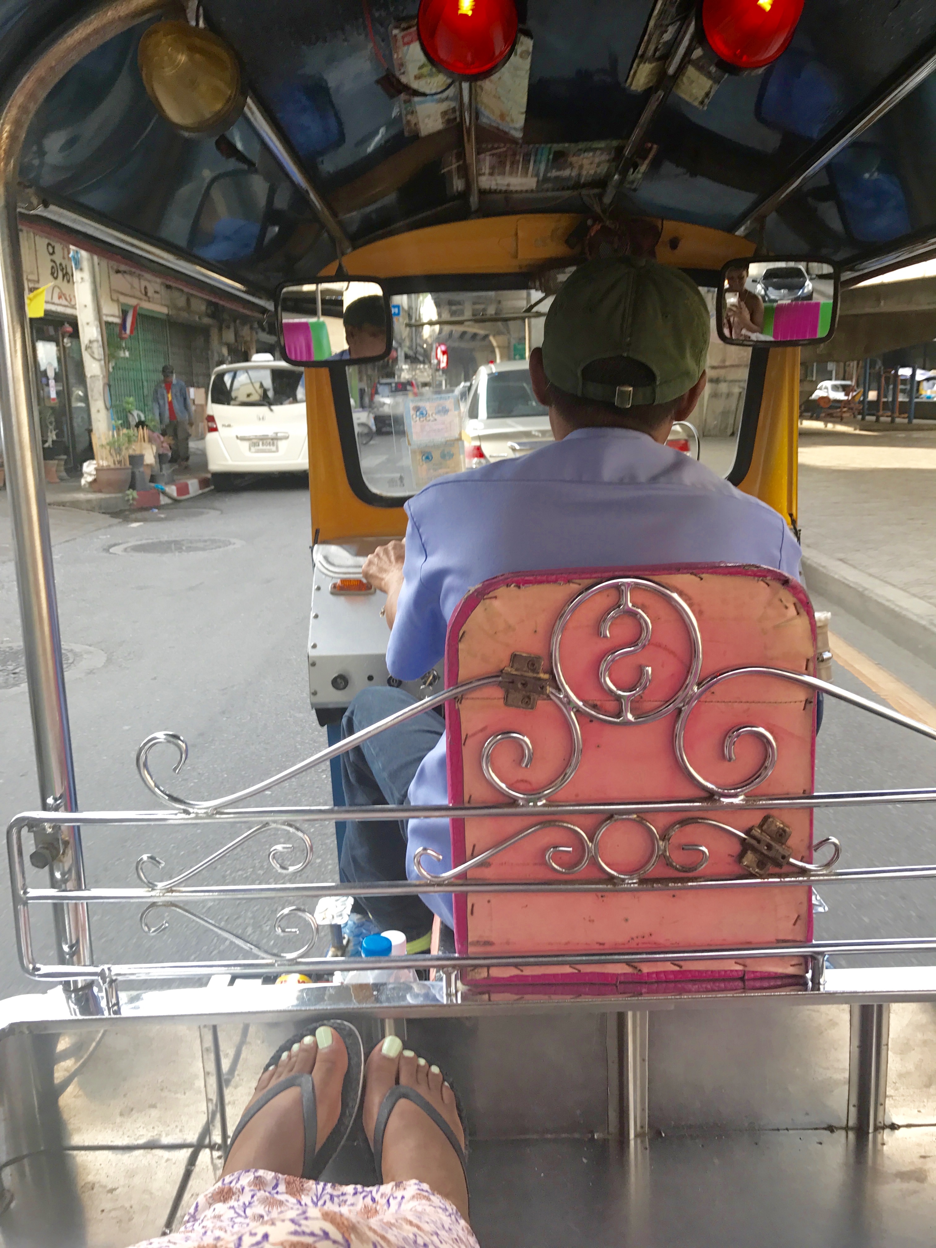 tuk tuk ride through bangkok